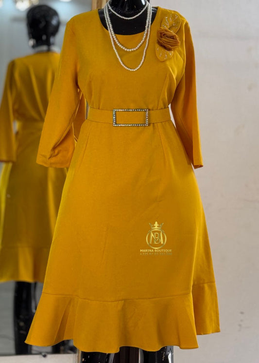 ROBE AUX GENOUX