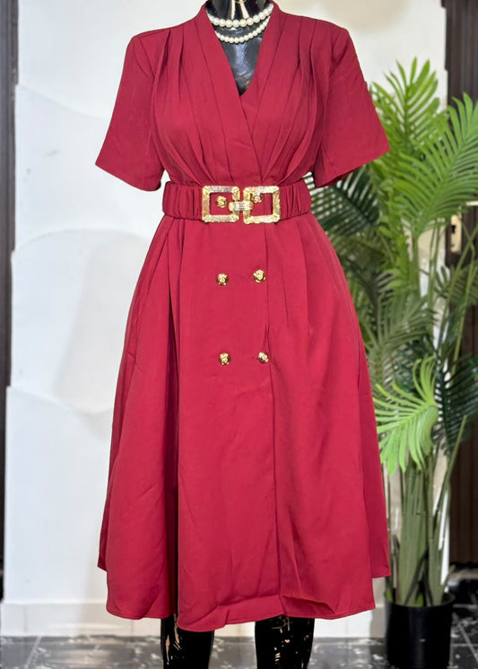 ROBE AUX GENOUX